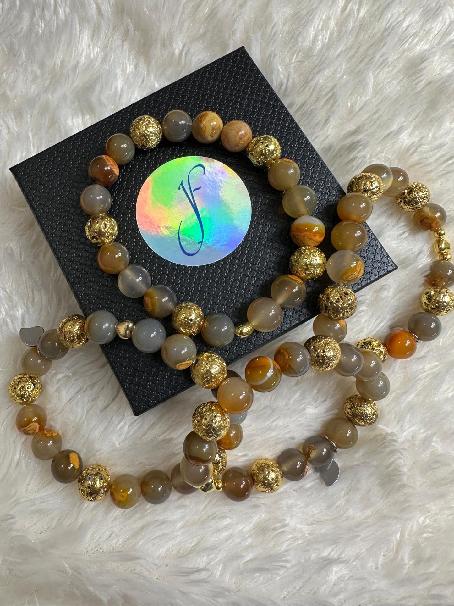 Aromatherapy Bracelet/Essential Oil Diffuser / Handmade /Energy Healing Power Stone Beads