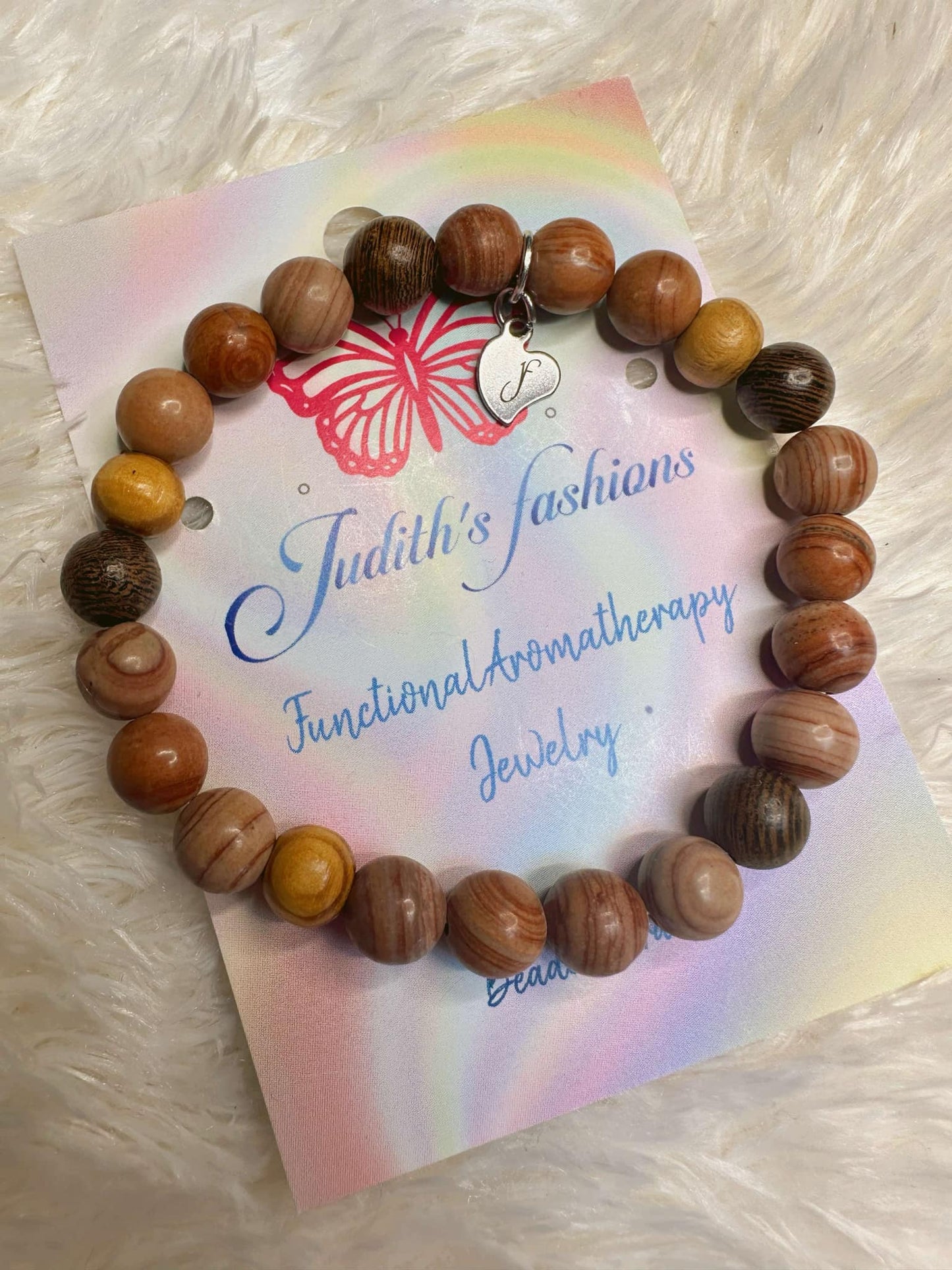 Aromatherapy Beaded Bracelet/ Essential Oil Diffuser /Handmade