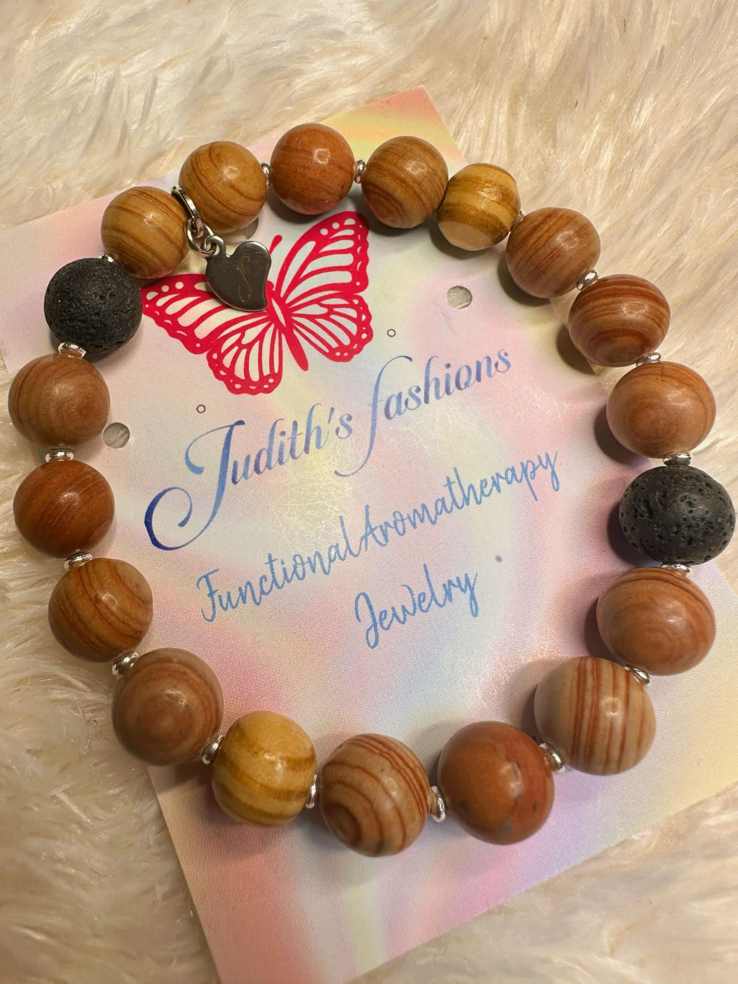 Aromatherapy Beaded Bracelet/ Essential Oil Diffuser /Handmade