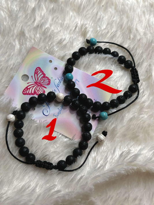 Aromatherapy Adjustable bracelet / Essential Oil Diffuser /Handmade