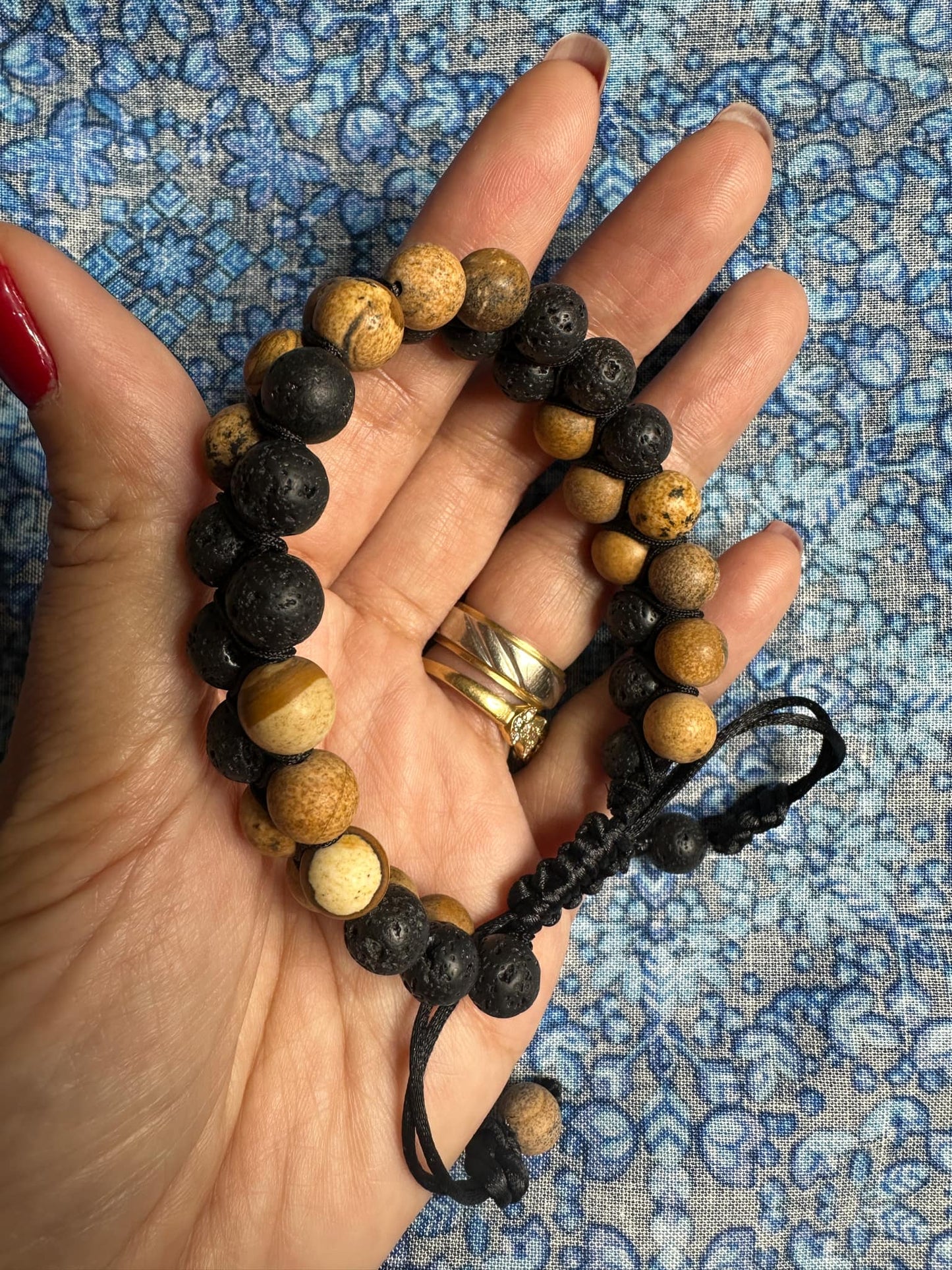 Double  beads Essential Oil Diffuser /Aromatherapy Bracelet/Handmade for Men,Women's Healing Anxiety Relief