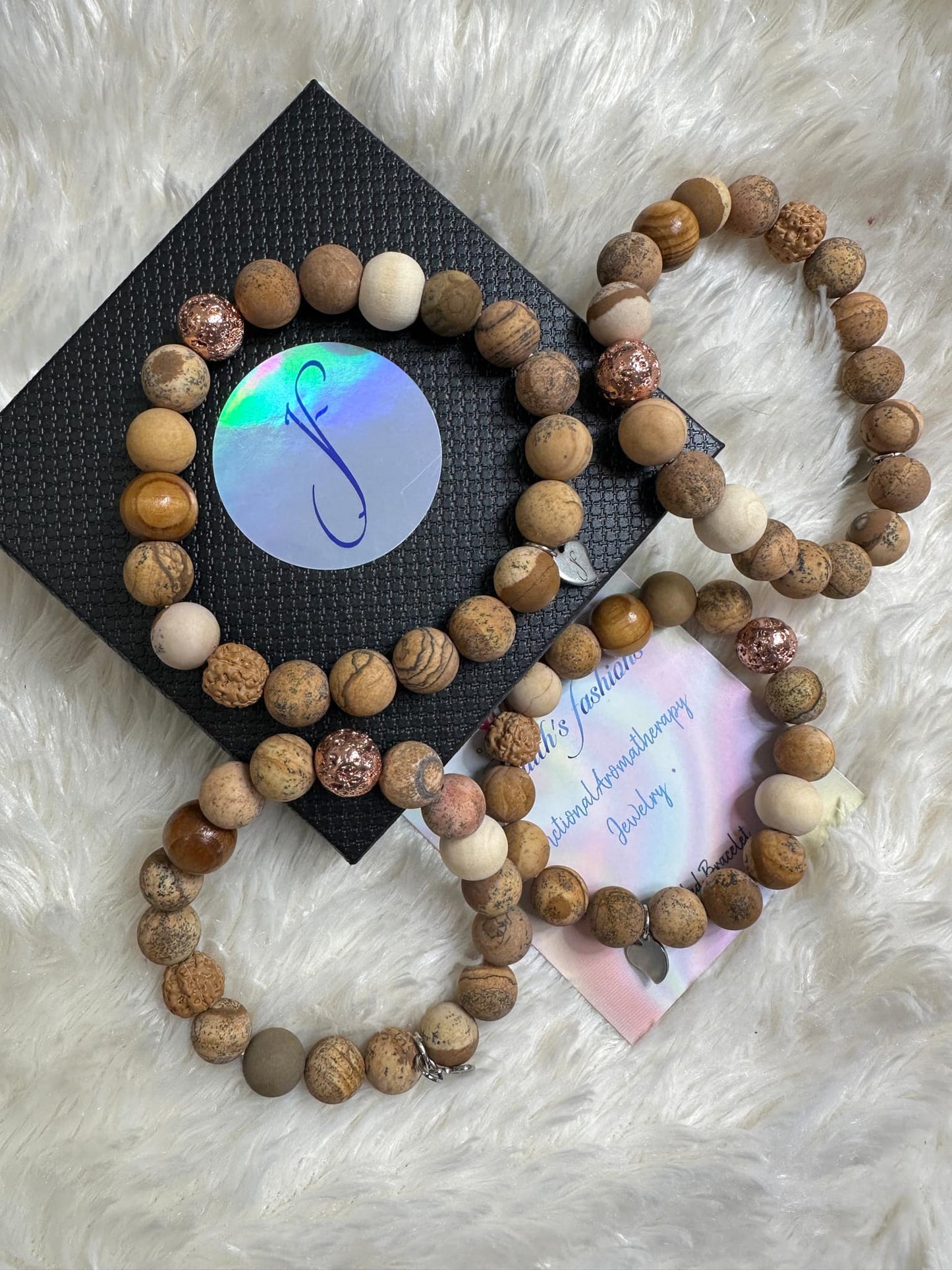 Aromatherapy  Beaded Bracelet/Essential Oil Diffuser