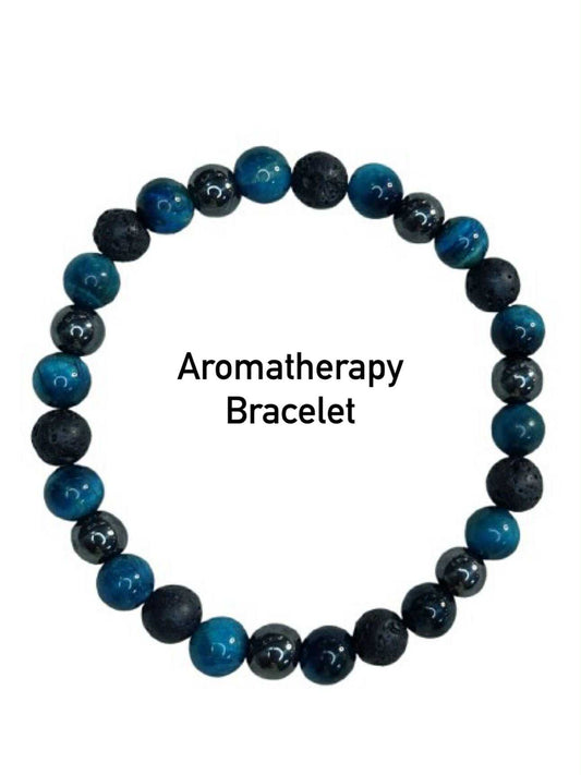 Healing Anxiety Relief Aromatherapy beaded Bracelet/Essential Oil Diffuser/Handmade/Made in USA