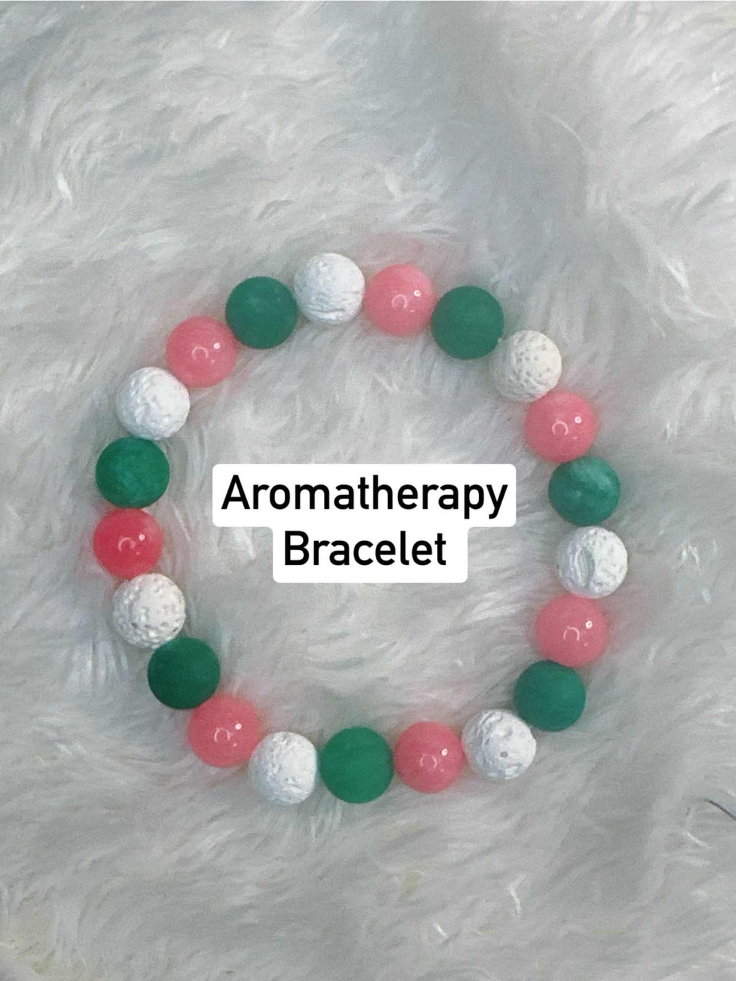 Aromatherapy Bracelet /Essential Oil Diffuser /Handmade Jewelry/Healing Anxiety Relief Beaded Bracelet